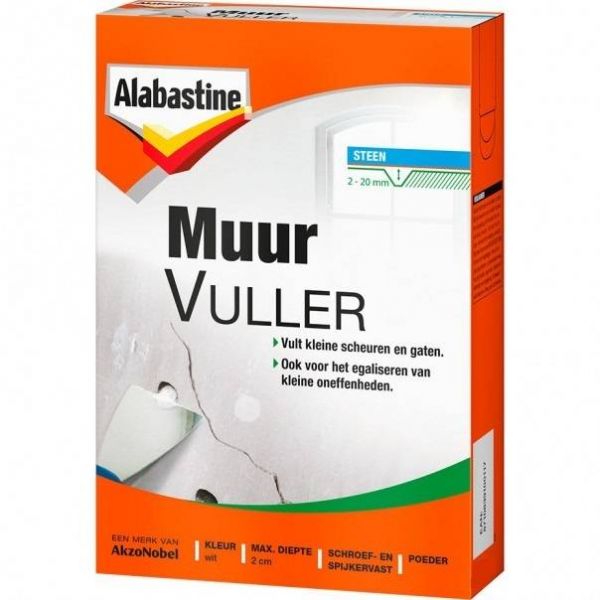 Alabastine Muurvuller - wit - 2000 gram