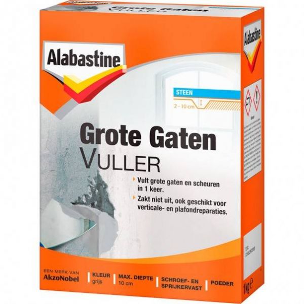 Alabastine Grote gaten vuller - 1000 gram