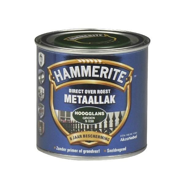 Hammerite Metaallak hoogglans S030 groen 250ML