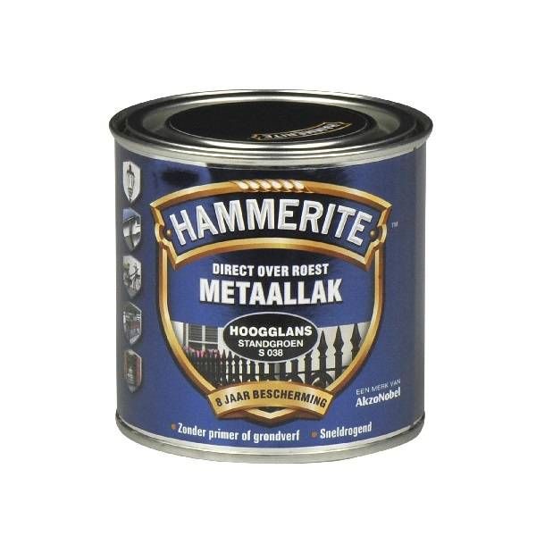 Hammerite Metaallak hoogglans S038 stand groen 250ML