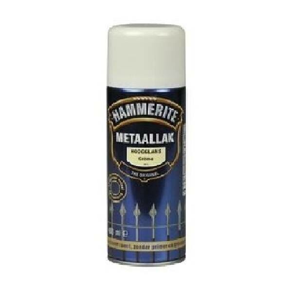 Hammerite Metaallak hoogglans S012 creme 400ML