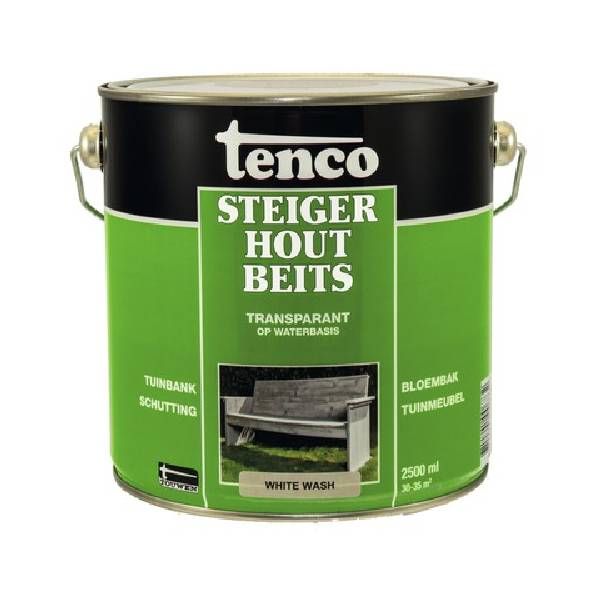 Tenco Steigerhoutbeits - white wash - 2,5 Liter