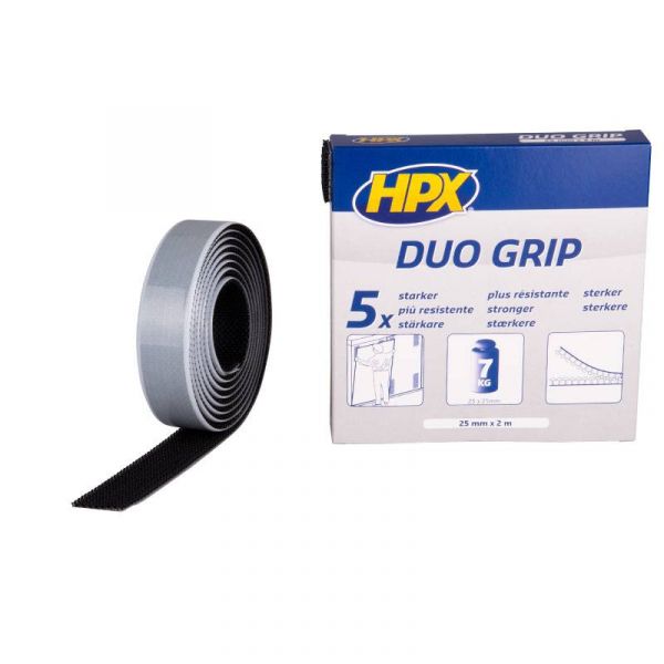 HPX Duo Grip klikband 25mm x 2 meter DG2502