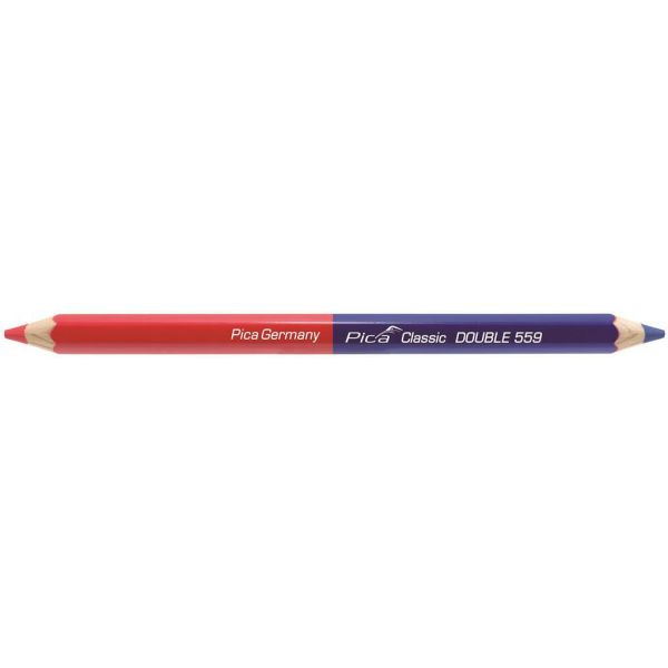 Pica 559 Dubbel potlood - rood/ blauw - 175 mm