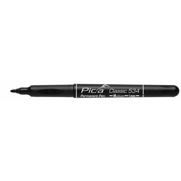 Pica 534/46 Classic permanent pen - 1,0 mm  - rond - zwart