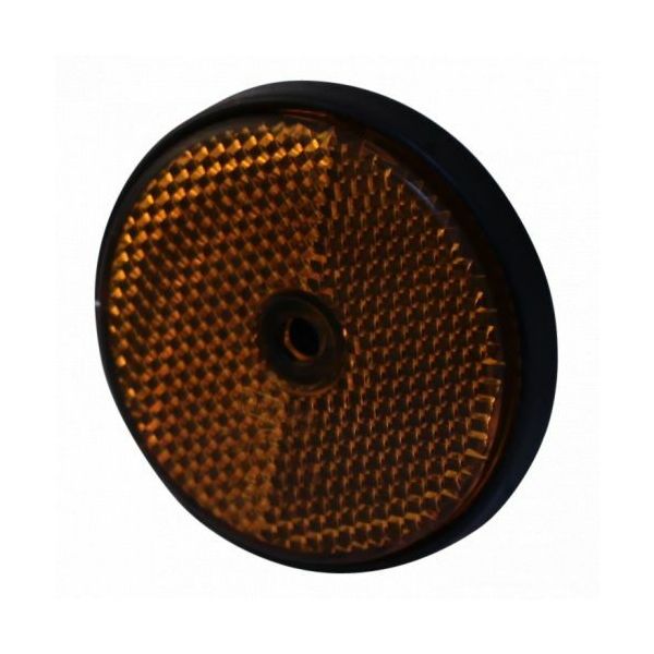 Radex Reflector oranje - Ø61 mm - opschroefbaar