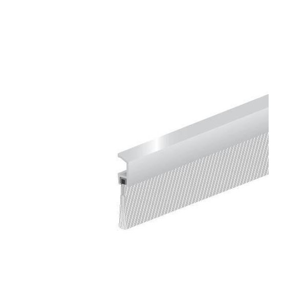 Ellen IBS Borstelprofiel  - 220 cm - aluminium - 040100022