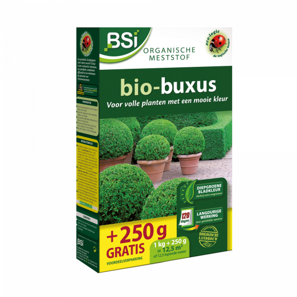 BSI Bio-buxus meststof - 1,25 kg / 12,5 m² - 20379