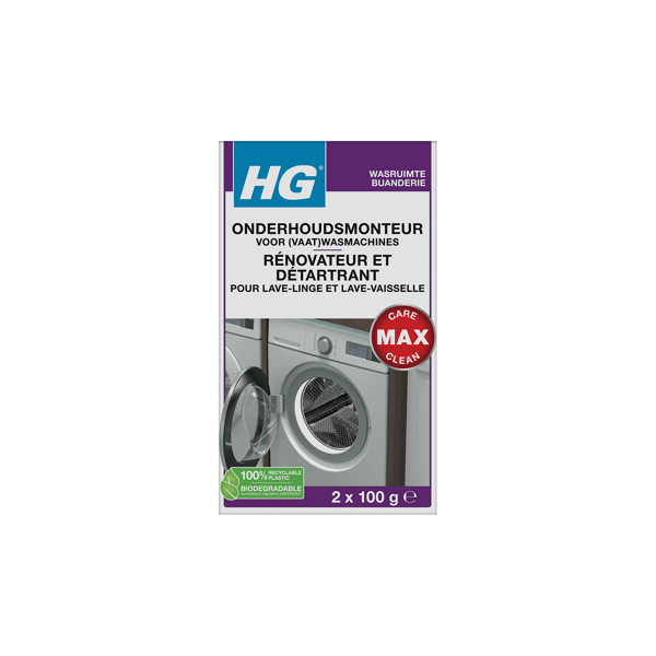 HG Onderhoudsmonteur voor was- en vaatwasmachines - 200 ml