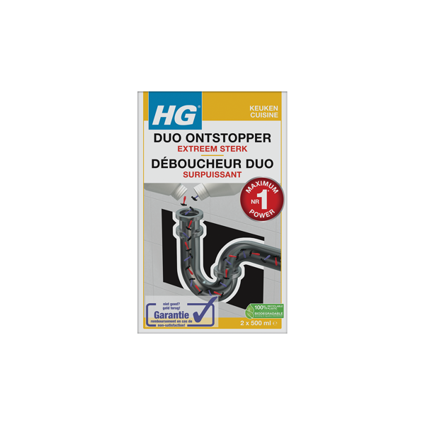 HG Duo ontstopper - 1 liter