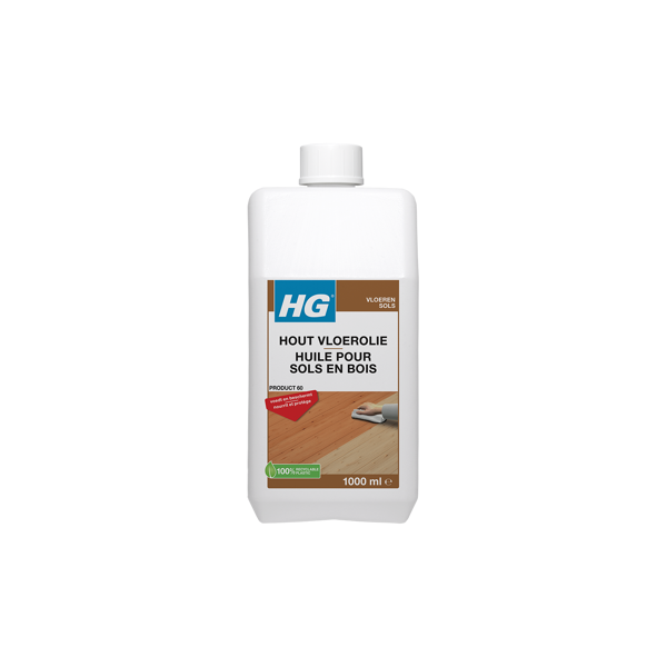 HG Houten vloeren vloerolie naturel nr. 60 - 1 liter