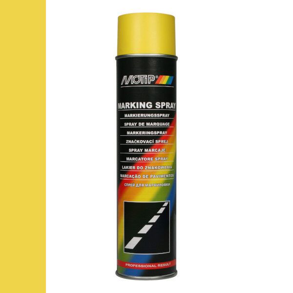 Motip Markeringsspray - geel - 600 ml - 000031