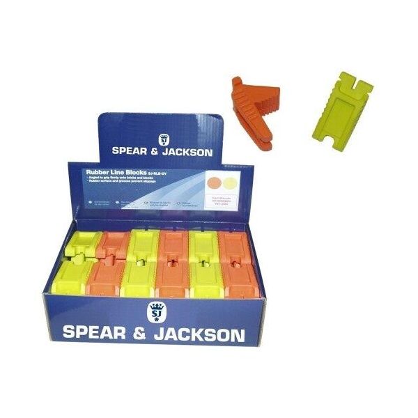 Spear & Jackson Metselblokjes - opspanblokjes - set á 2 stuks - rubber - SJ-RLB-OY