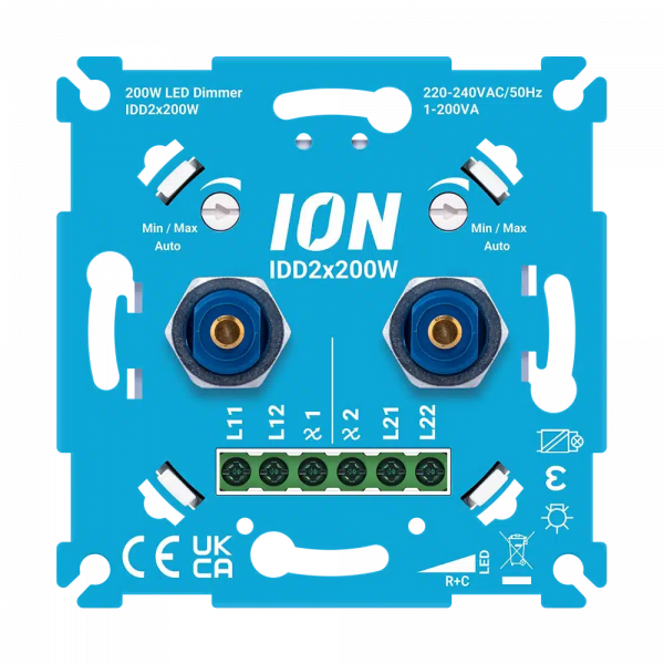 ION LED DUO dimmer - 2x 0.3-200W - 90.200.010