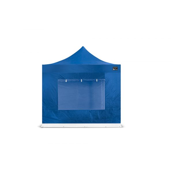 Grizzly GO-WORK Easy-up doorwerktent zijwand met raam - 3 meter - blauw