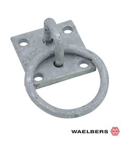 Waelbers Aanlegring zwaar model - 70x70x6 mm - staal - 032313.02