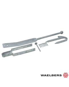 Waelbers Veersluiting 3 delen - grijs - 51 mm - staal - 147343.75