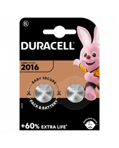 Duracell Lithium CR2016 - 3V - 2 stuks