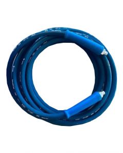 Arpo Reinigingsslang 3/8" - 2 staalinlage - geassembleerd - blauw