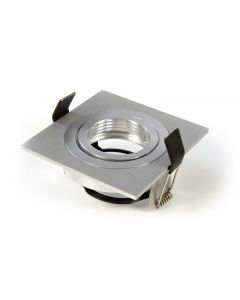 Tronix 148-559 Inbouwspot vierkant - kantelbaar - aluminium