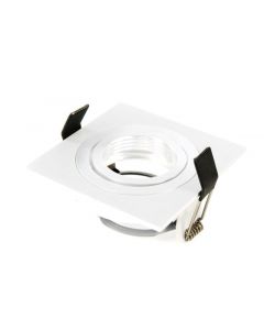 Tronix 148-560 Inbouwspot vierkant - kantelbaar - wit