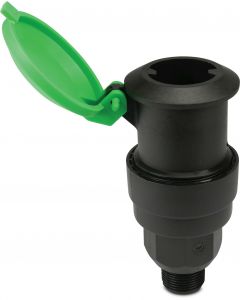 RainBird P-33 Waterslot - kogelafsluiter - 3/4" buitendraad - zwart