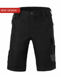 Havep 80241 Werkbroek bermuda Attitude - heren - zwart / charcoal grijs