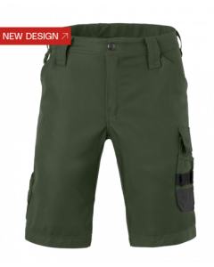 Havep 80241 Werkbroek bermuda Attitude - heren - bosbouw groen / charcoal grijs