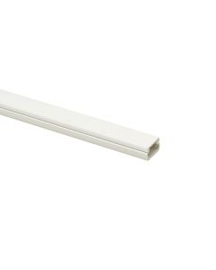 Tack Snoergoot met plakrand - 15x10 mm - 2 meter - wit