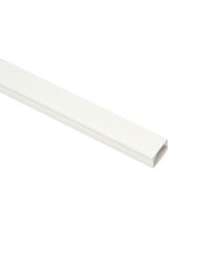 Tack Snoergoot met plakrand - 20x12 mm - 2 meter - wit