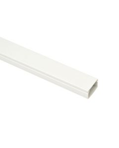 Tack Snoergoot met plakrand - 25x15 mm - 2 meter - wit