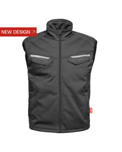 Havep 50184 Softshell bodywarmer - heren - Charcoal grijs