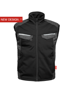 Havep 50184 Softshell bodywarmer - heren - zwart/ charcoal grijs