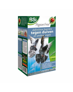 BSI Pigeon free barriere tegen duiven en andere vogels - 6x25 cm - RVS - 25527