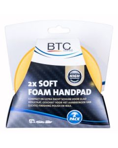 BTC line Soft foam handpads - 100x30 mm - 2 stuks - 3000016