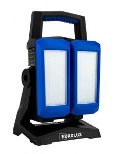 Eurolux Twin-Spot 4500 LED accu bouwlamp - 45W - 5700K - 4500 Lumen - 55.102.50