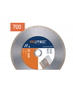 Rotec Diamantzaagblad tbv tegels - SC 660 - 700