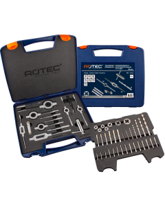 Rotec Handtap- en snijplaatset - 45-delig - metrich - ABS - 900.2020K