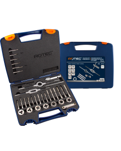 Rotec Handtap- en snijplaatset - 33-delig - metrich - ABS - 900.2010K