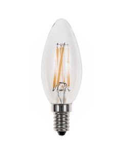 Glow LED Filament kaars - 5W-40W - E14 - 2700K G35 470LM - dimbaar