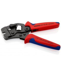 Knipex 97 53 09 Zelfinstellende krimptang voor adereindhulzen - 190 mm - gebruineerd