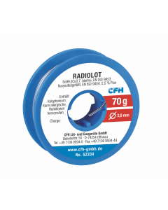 CFH RL 334 Radiosoldeer - Ø2 mm, 70 gram - 52334