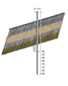 Dutack Stripnagel papiergebonden 34° - 2,8x50 mm - glad - 5000 stuks - 5150020