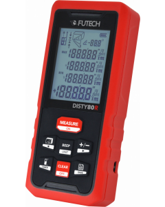 Futech Disty 80R Afstandsmeter - rood - 80 meter - 202.80R