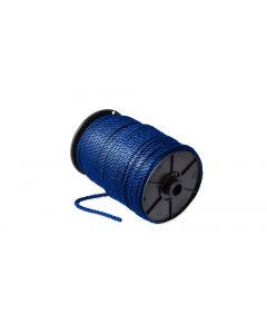 Dulimex Bootlijn 3 strengs geslagen - 6 mm - blauw - prijs per meter - BTL.060.BLW-D