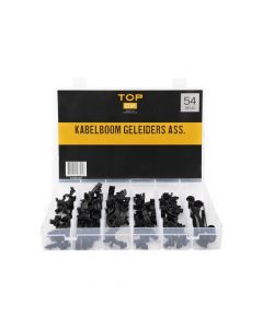 Topgear Kabelboom geleiders assortiment - 54-delig