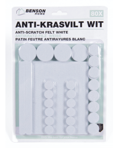 Benson 010115 Antikras vilt - wit - 80-delig