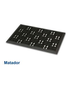 Matador 012032 Deurmat rubber - 45x75 cm - zwart