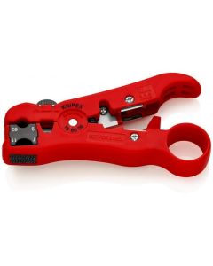 Knipex 16 60 06 SB Afstripgereedschap voor coax- en datakabel - 125 mm