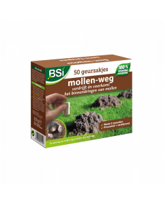 BSI Mollen weg wateroplosbare geurzakjes - 50 stuks / 100m² - 64110